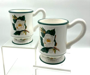 Set of 2 burton + BURTON Magnolia Coffee Mugs Cups FiB  - Picture 1 of 5
