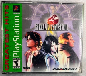 Final Fantasy VIII Greatest Hits PlayStation 1  PS1 CIB w/ Game & Manual & Guide - Picture 1 of 6