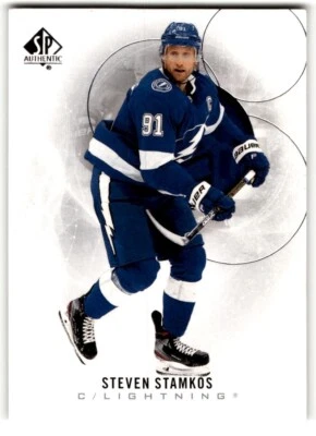 2020-21 SP Authentic Steven Stamkos #53 Tampa Bay Lightning - Image 1 of 2