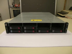 HP MODEL P2012i MSA2000 CHASSIS 2 x PSU 6) 750GB SATA SLEDS NO HDD OR CONTROLLER - Picture 1 of 9