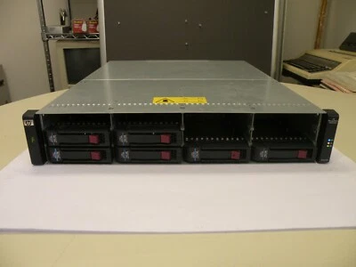 HP MODEL P2012i MSA2000 CHASSIS 2 x PSU 6) 750GB SATA SLEDS NO HDD OR CONTROLLER - Image 1 of 4