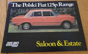POLSKI FIAT 125P car sales brochure from the UK. 1978 1979 prospekt / catalogue - Picture 1 of 5