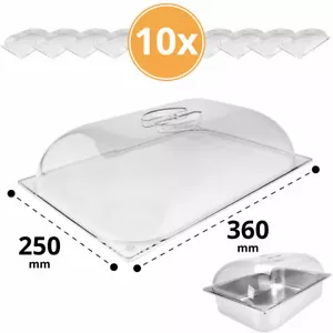 Tapa de depósito de hielo 360x250 mm 10 piezas cuenco de hielo heladería vitrina de hielo máquina de helados - Imagen 1 de 3