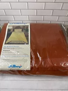 Vintage St. Marys St. Moritz orange Decke Doppel/Voll 100 % Virgin Acryl 72x90 - Bild 1 von 6