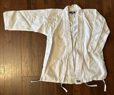 MACHO Jiu Jitsu Karate Traditional Youth Sz 0 Mixed Martial Arts Uniform Top - Image 1 of 4