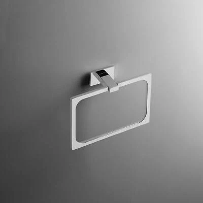 Handtuchring Handtuchhalter 200x140 mm verchromtem Messing Fachhandelsqualität - Bild 1 von 2