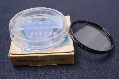 ✅ TOPCON UV SL39. 3 49MM FILTER GENUINE LENS OR CAMERA SCREW IN W/ KEEPER 39-1 - Image 1 of 2