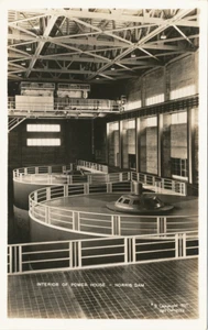 Norris Dam TN * Interior of Power House 1937 Rell Clements RPPC - Picture 1 of 2