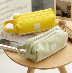 Large Capacity Pencil Case Zipper Pen Bag School Student Organizer Pouch Bag - Picture 1 of 23