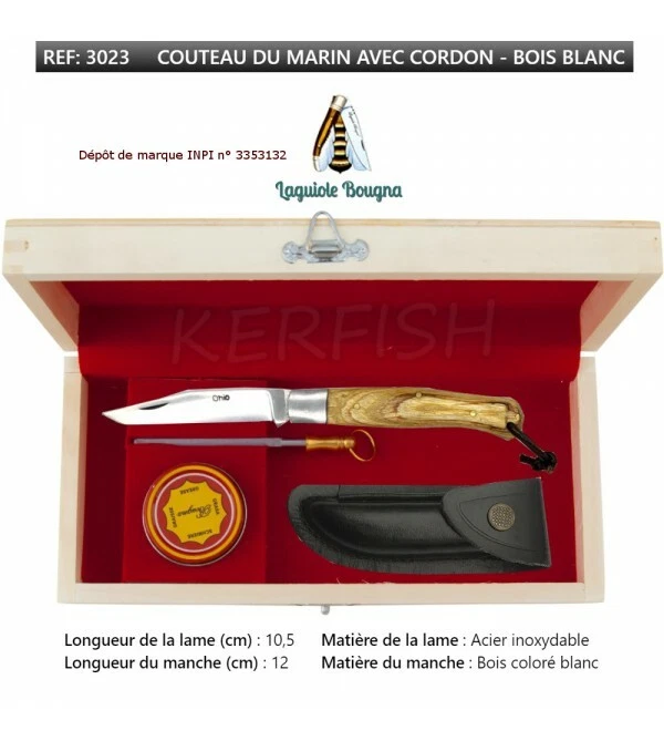 Coffret Couteau MARIN OHIO N°3023 Laguiole BOUGNA