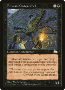 4x Abyssal Gatekeeper - LP - Weatherlight - SPARROW MAGIC mtg - Picture 1 of 1
