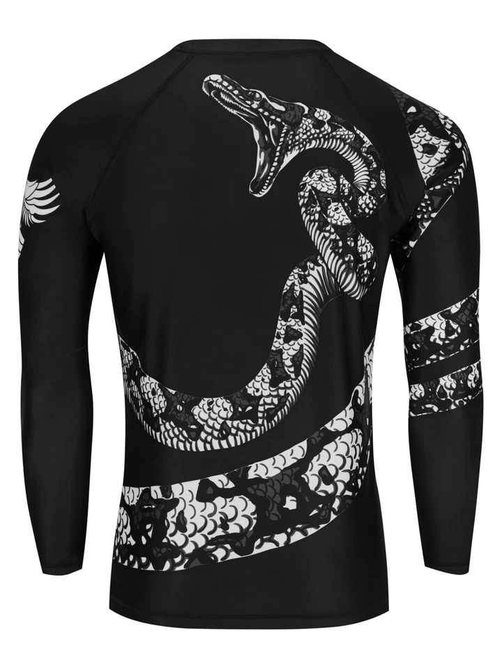 Raven Fightwear Para Hombre Constrictor Serpiente Aprobado IBJJF MMA Protector Antierupciones Blanco  Foto 1 de 3