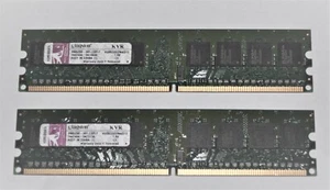 PAR DE CHIPS 512 MEMORY KINGSTON KVR533D2N4/512 - Imagen 1 de 1
