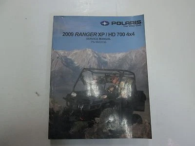 Polaris Ranger XP HD 700 2009 4X4 manual de taller de reparación de servicio NUEVO Foto 1 de 4