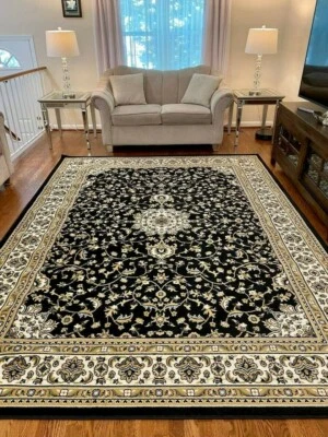 Alfombra tradicional oriental medallón 8x11, 5x8, 4x5, 2x8 corredores, felpudo 2x3 Foto 1 de 4