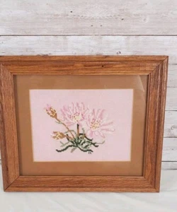 Montana Bitterroot Framed Cross Stitch Needlepoint Framed Leisure Arts 805221 - Picture 1 of 8
