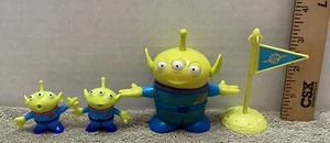 Vintage 90s Disney Pixar Toy Story Alien Action Figure Thinkway w/ 2” Figures - Picture 1 of 24