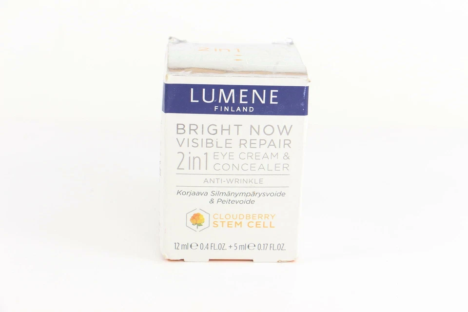 6 PACK Lumene Bright Now Visible Repair 2 in 1 EyeCream & Concealer 0.57 oz U40A - Image 1 of 1