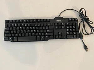 Genuine Dell Wired Keyboard USB Model Mechanical L100 Standard 104-key - Picture 1 of 3