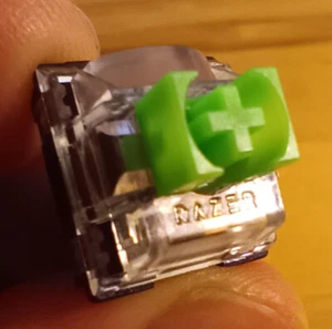 Razer Blackwidow v3 green Switch genuine -10pcs- clean pins SHIPS FROM USA! - Picture 1 of 4
