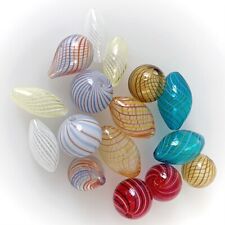 16 Hohlglasperlen |  Murano Glas | Lampwork Beads | MN03 BeadsCompany