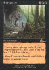 1x Subversion MTG Urza's Legacy NM Magic Regular