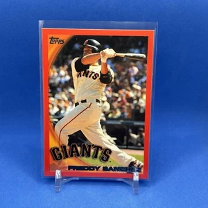 2010 Topps Red Border 133 Freddy Sanchez /299 Giants Rare Limited - Picture 1 of 2