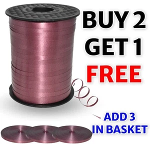 Curling Ribbon 100METER Helium Balloons PARTY GIFT WRAP Tie Metallic Birthday UK - Picture 1 of 35