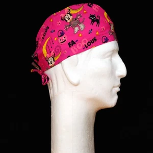 Minnie Mouse Halloween Theme Scrub Hat - Picture 1 of 1