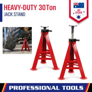 30 Ton Jack Stand Trolley Car Adjustable Truck Lift Hoist Heavy Duty Suv Steel - Picture 1 of 7