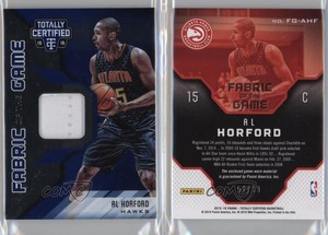 2015 Panini Totally Certified Fabric of the Game Materials Blue /99 Al Horford