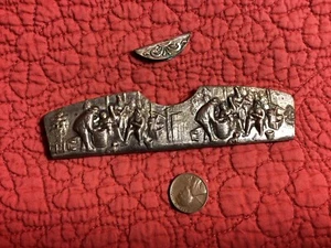 vintage 5" metal comb case no comb - Picture 1 of 2