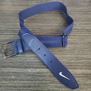 Nike Adult Adjustable Baseball/Softball Stretchy Elastic Belt - Blue OSFM - Picture 1 of 5