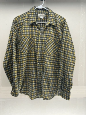 Haband Vintage Plaid Flannel Western Cowboy Pearl Snap Size XL - Image 1 of 4