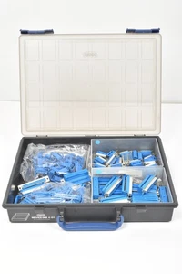 Bundle of D-Sub Male Connectors - 15-pin 25-pin etc. - in Raaco Case - Unused - Picture 1 of 6