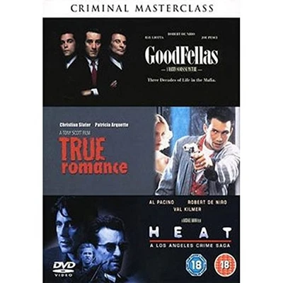 Criminal Masterclass : Goodfellas / True Romance / Heat (3 Disc B... - DVD  N0VG - Image 1 of 2