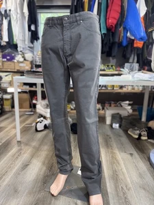 Zegna 5 Pocket Jean Cut Pants Size 34 X 34 US In Solid Gray Cotton Roccia $790 - Picture 1 of 16
