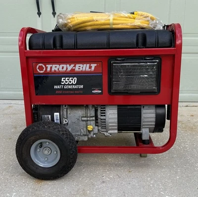 Troy-Bilt 5500hp Portable Gas Generator - Image 1 of 3