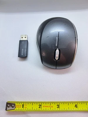 Microsoft Explorer Mini Mouse 1363 w/ Dongle -Tested & Works - See Description - Image 1 of 4