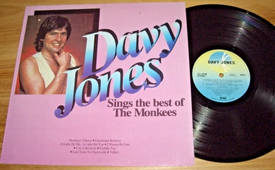 DAVY JONES *OZ Press 12'' LP ' SINGS THE BEST OF THE MONKEES ' 1983 EXC+ - Image 1 of 2