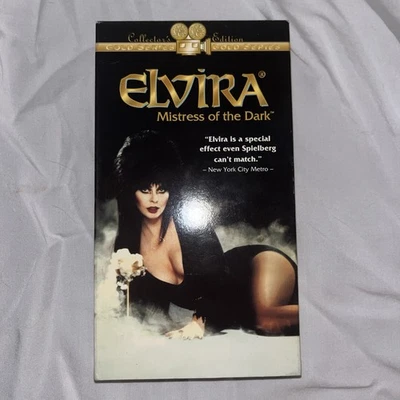 Elvira Mistress of the Dark VHS Collector's Edition Gold Series, 1994 Vintage  - Image 1 of 4