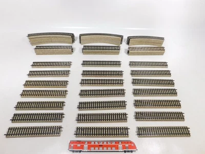 57x Märklin H0 AC Track Piece M 5106 Straight 5200 5120 5100 curved #EA556-3 - Image 1 of 4
