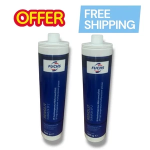 2 x FUCHS - RENOLIT DURAPLEX EP2 GREASE CARTRIDGE 500G - Picture 1 of 3