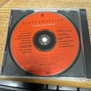 ELVIS COSTELLO  Words And Music  promo interview CD from 1994 (Brutal youth) - Bild 1 von 10