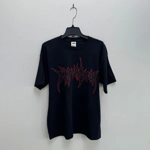 Immolation Red Outline Band Logo LARGE Death Metal T-Shirt - RARE VINTAGE SHIRT - Picture 1 of 2