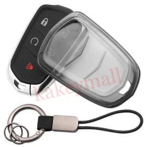 Keychain Key Fob Case Cover Shell For Cadillac XT4 XT5 XT6 XTS CT6 Accessories - Picture 1 of 8