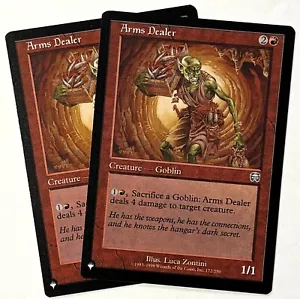 X2 MTG Mercadian Masques (MMQ 172) Arms Dealer - NM - Uncommon - The List - Picture 1 of 2