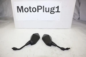 2009 Kawasaki Versys 650 KLE650 Left & Right Rear view Mirror Set Pair - Foto 1 di 10