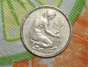 West Germany 1966-J 50 Pfennig-Better Date - Picture 1 of 2