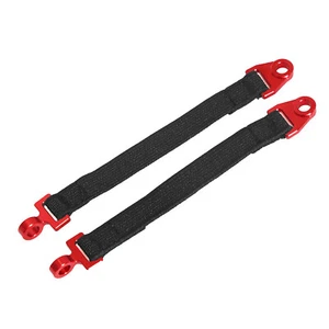 Red Rear Suspension Travel Limit Straps for Traxxas 1/7 UDR RC Car 125-200mm L - Picture 1 of 9